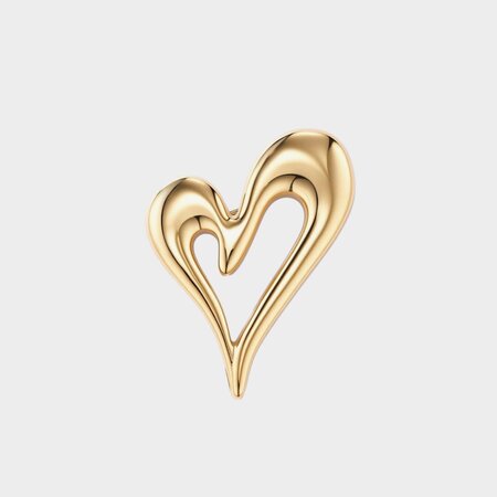 Broche hart goud
