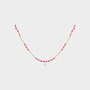 Ketting crystal fuchsia