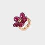 Ring bloem magenta