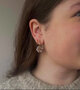 Oorbellen staal candy taupe 