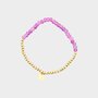 Armband kraal lila