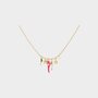 Ketting peper fuchsia