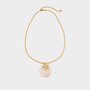 Ketting schelp zeester goud