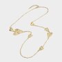 Ketting lang harten geborsteld