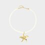 Ketting touw ster beige