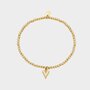 Armband hart bol S