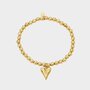 Armband hart bol M