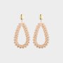 Oorbellen candy druppel nude