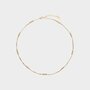 Ketting trio bolletjes goud