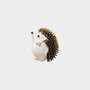 Broche egel wit