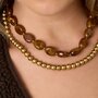 Ketting resin bruin